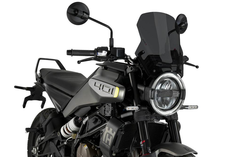 Puig Sport Screen Husqvarna Svartpilen 125 2024-25 - Motorcycle Performance Store