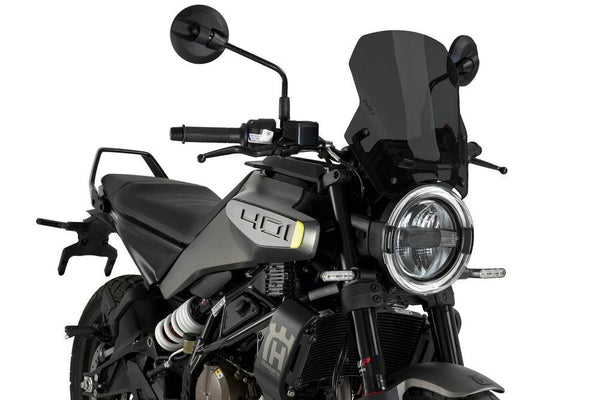 Puig Sport Screen Husqvarna Svartpilen 125 2024-25 - Motorcycle Performance Store