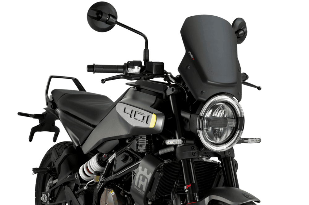Puig Sport Screen Husqvarna Svartpilen 125 2024-25 - Motorcycle Performance Store