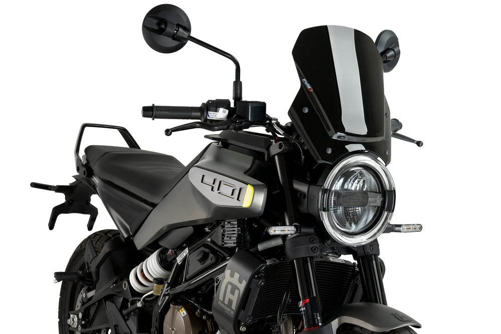 Puig Sport Screen Husqvarna Svartpilen 125 2024-25 - Motorcycle Performance Store