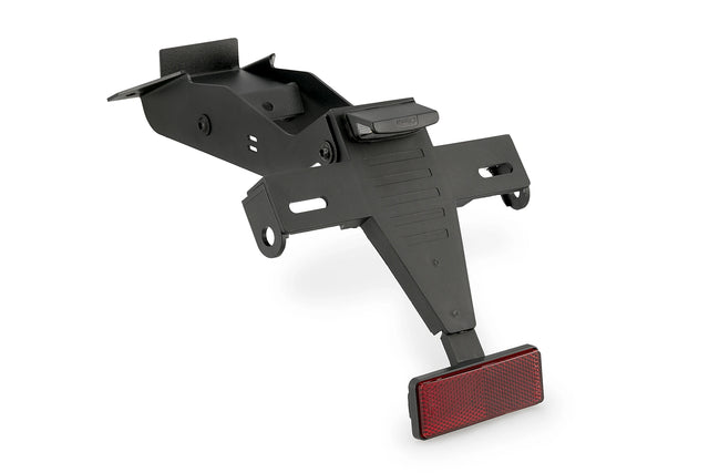 Puig 22235N Tail Tidy License Support for Aprilia Tuono 457 2025-26 with number plate light, indicator brackets and homologated reflector