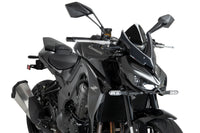 Puig New Generation Clear Sport screen for Kawasaki Z1100 2026 compact sport flyscreen