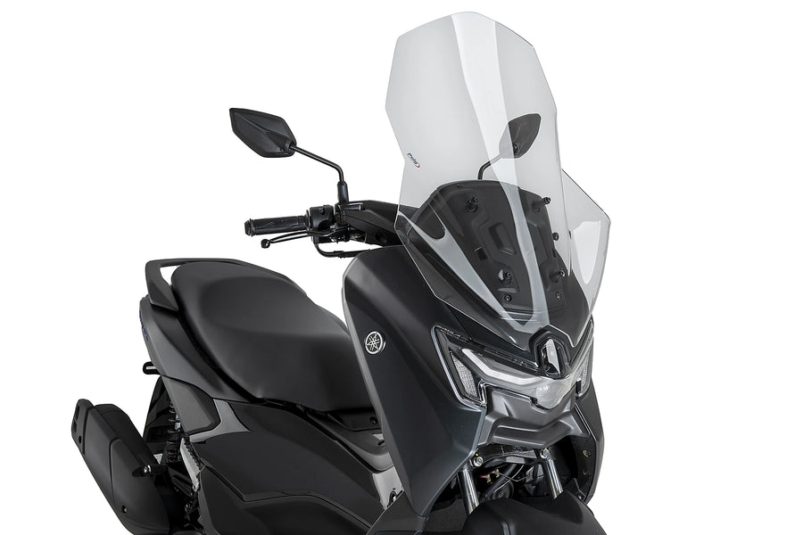 Puig V-Tech Line Clear Touring Screen Yamaha N-Max 125 (Tech Max) Touring windscreen