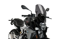 Puig Touring screen fitted to BMW F900R 2020-2026 in a Clear finish