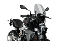 Puig Touring screen fitted to BMW F900R 2020-2026 in a Clear finish
