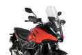 Puig touring screen for Honda NC750X DCT 2025 tall motorcycle windscreen in a Clear finish