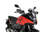 Puig sport screen for Honda NC750X DCT 2025 motorcycle windscreen in a light smoke finish