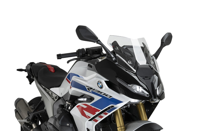 Puig sport screen fitted to BMW R1300RS 2025–2026 Clear aerodynamic windscreen