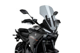 Puig touring screen fitted to Yamaha Tracer 7 GT 2025-26 in light smoke finish