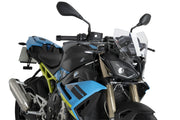 Puig clear aerodynamic sport screen for BMW S1000R 2025-2026 upgraded windscreen styling and airflow