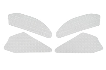 Puig Pro 2 Tank Protectors Kawasaki Ninja ZX-10R 2026, transparent polyurethane left and right tank grip pads with raised dimples, UV resistance and scratch protection_1