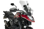 Puig Premium Touring Plus Screen BMW R1300GS 2023-26 and R1300GS Adventure 2024-26, Clear polycarbonate windscreen, Height 570 mm x Width 515 mm, 165 mm taller than OE, radar models only_1