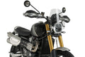 Puig 23218W Clear New Generation Sport Screen Triumph Scrambler 1200 XE 2026, acrylic motorcycle windscreen, Height 320 mm x Width 325 mm, with fitting kit