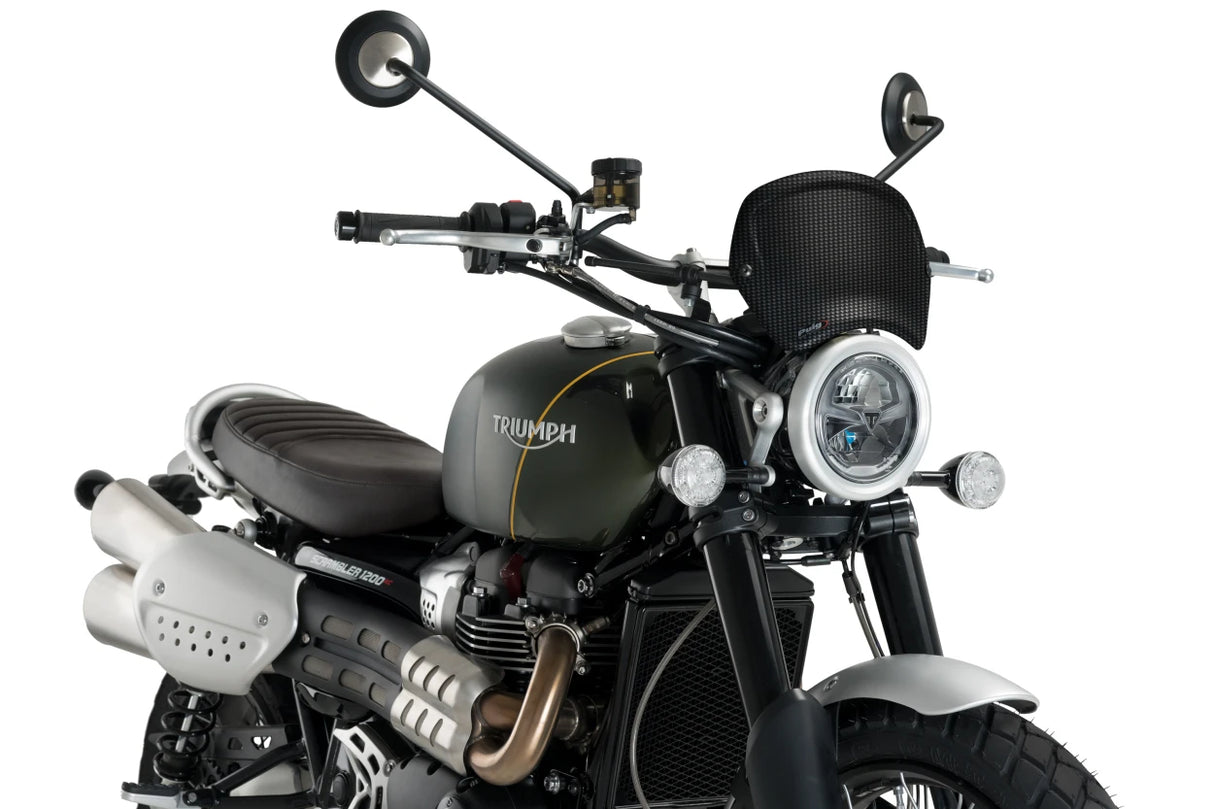 PUIG Frontal Plate Triumph Scrambler 1200 (XC/XE) 2019-23
