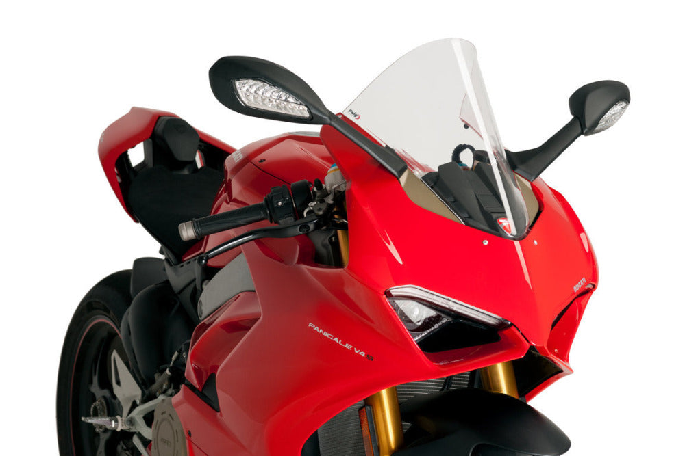 Puig Clear R Racer Screen Panigale V4