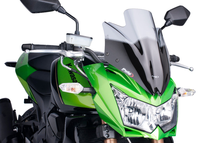 Puig New Generation sport screen for Kawasaki Z750 2007–2012 Light Smoke motorcycle windscreen