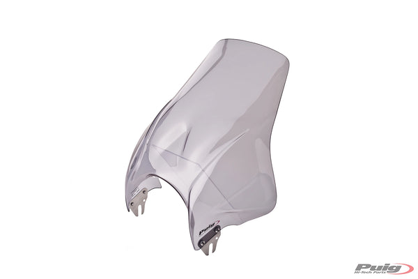 Puig Plus Universal Screen light smoke dark smoke polycarbonate windscreen for round headlight motorcycles