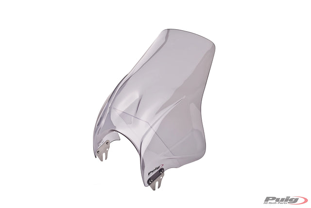Puig Plus Universal Screen light smoke dark smoke polycarbonate windscreen for round headlight motorcycles