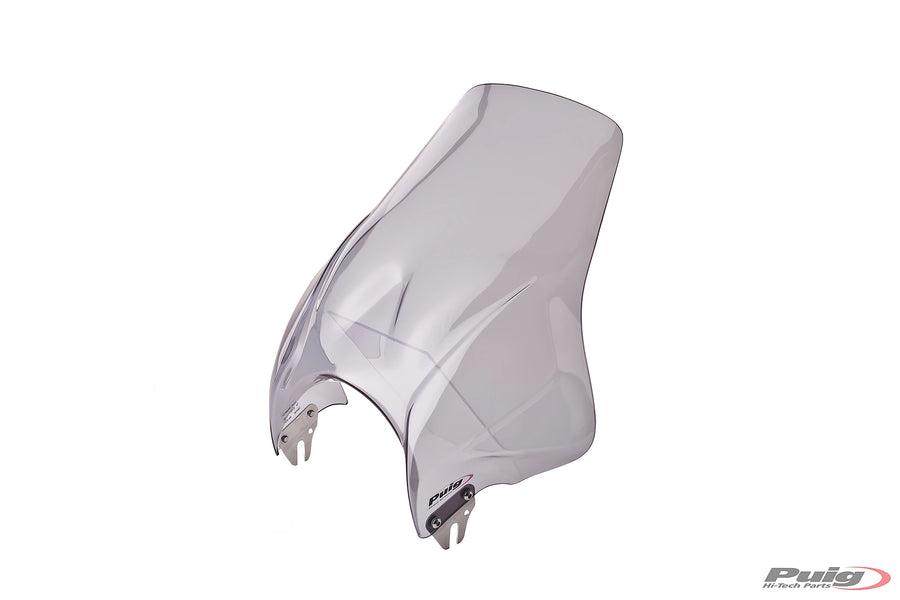 Puig Plus Universal Screen light smoke dark smoke polycarbonate windscreen for round headlight motorcycles