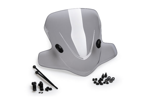 Puig city touring screen for Honda SH300i 2007–2014 light smoke scooter windscreen_1