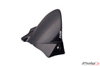 Puig Carbon Look rear hugger fitted to Aprilia Shiver 900 2017–2020 rear mudguard protection_1