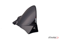 Puig Matt Black rear hugger fitted to Aprilia Shiver 900 2017–2020 rear mudguard protection