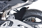 Puig Matt Black rear hugger fitted to Aprilia Shiver 900 2017–2020 rear mudguard protection