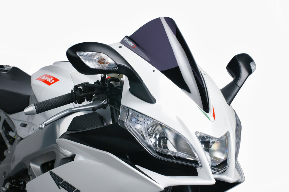 Puig Z-Racing screen for Aprilia RSV4 Factory 2009–2014 Dark Smoke racing motorcycle windscreen