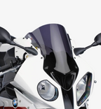 Puig Z-Racing Screen in a Dark Smoke finish on a BMW S1000RR 2009–2014