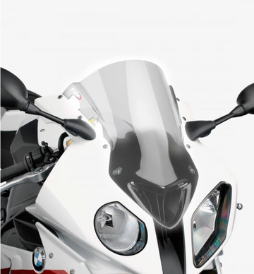 Puig Z-Racing Screen in a Light Smoke finish on a BMW S1000RR 2009–2014