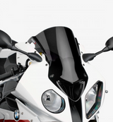Puig Z-Racing Screen in a Black finish on a BMW S1000RR 2009–2014