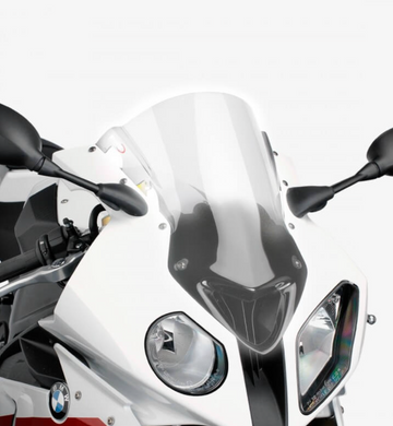 Puig Z-Racing Screen in a Clear finish on a BMW S1000RR 2009–2014