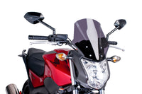 Puig Clear touring screen installed on a  Honda NC750S 2014–2020 