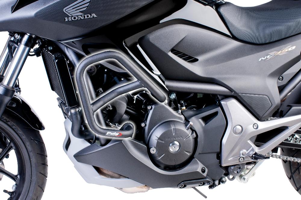 Puig Black Engine Guards for the Honda NC750 X/S - Motorcycle Performance Store