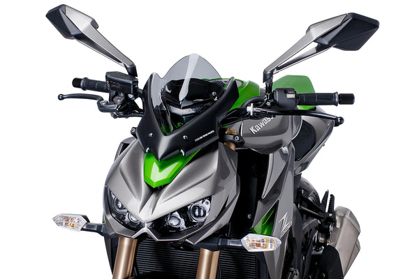 Puig naked new generation light smoke sport screen Kawasaki Z1000R 2017-2020 motorcycle fly screen wind protection
