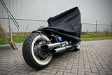 Waterproof DS Alfa outdoor motorcycle cover protecting a bike from rain and weather_7