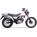 IXIL Hexoval Xtrem Evolution Silencer for Suzuki Van Van 125 in Matt polished Stainless Steel