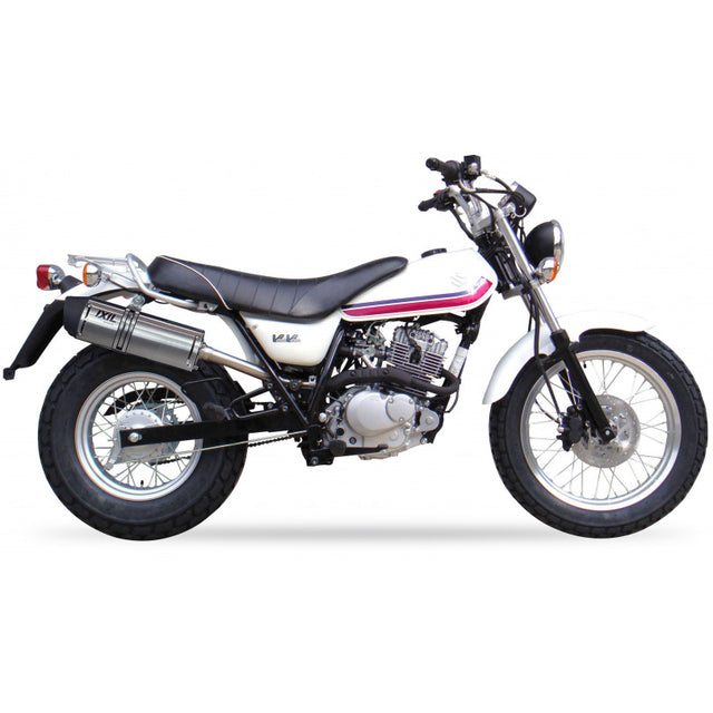 IXIL Hexoval Xtrem Evolution Silencer for Suzuki Van Van 125 in Matt polished Stainless Steel