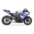 IXIL Hexoval Xtrem Evolution Full System for Yamaha MT-03 in Matt polished Inox AISI304