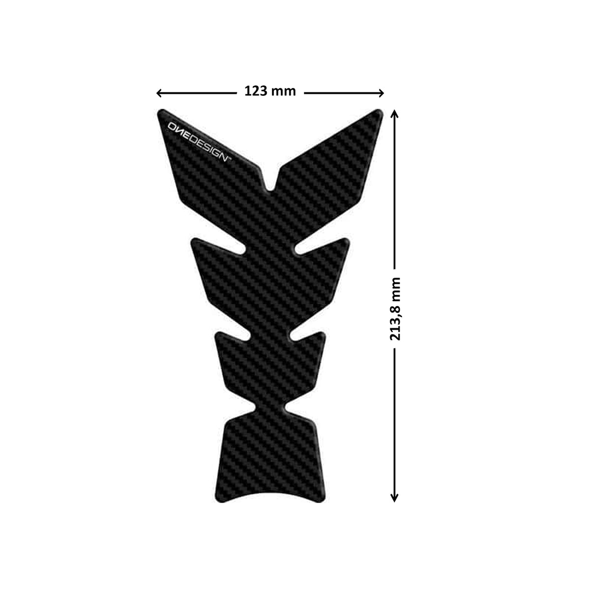 Puig soft tank pad soft-touch motorcycle tank protector carbon look_1