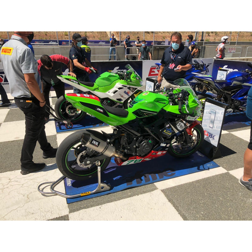 IXIL Hexoval Titanium Race Full System Kawasaki Z400 2019-23 image 3