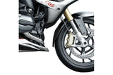 Puig front fender extension fitted to BMW R1200RS 2015–2018 black mudguard extender protection_2
