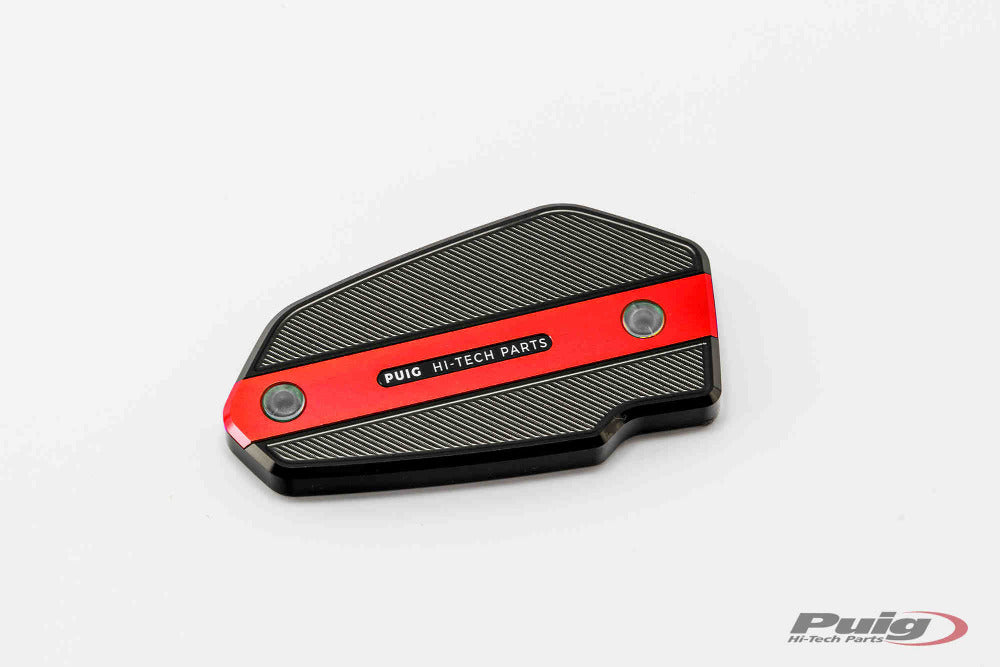 Puig Red Brake Fluid Tank Cover for the Kawasaki ZX-4R