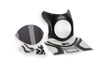 Puig retro semi fairing with coloured screen fitted to Triumph Street Twin 900 headlamp