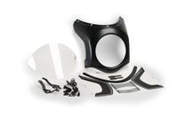 Puig retro semi fairing with coloured screen fitted to Triumph Street Twin 900 headlamp