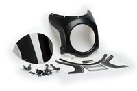 Puig retro semi fairing with coloured screen fitted to Triumph Street Twin 900 headlamp