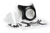 Puig retro semi fairing with coloured screen fitted to Triumph Street Twin 900 headlamp