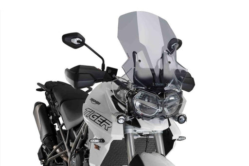 Puig Light Smoke Touring Screen for the Triumph Tiger 800 - Motorcycle Performance Store