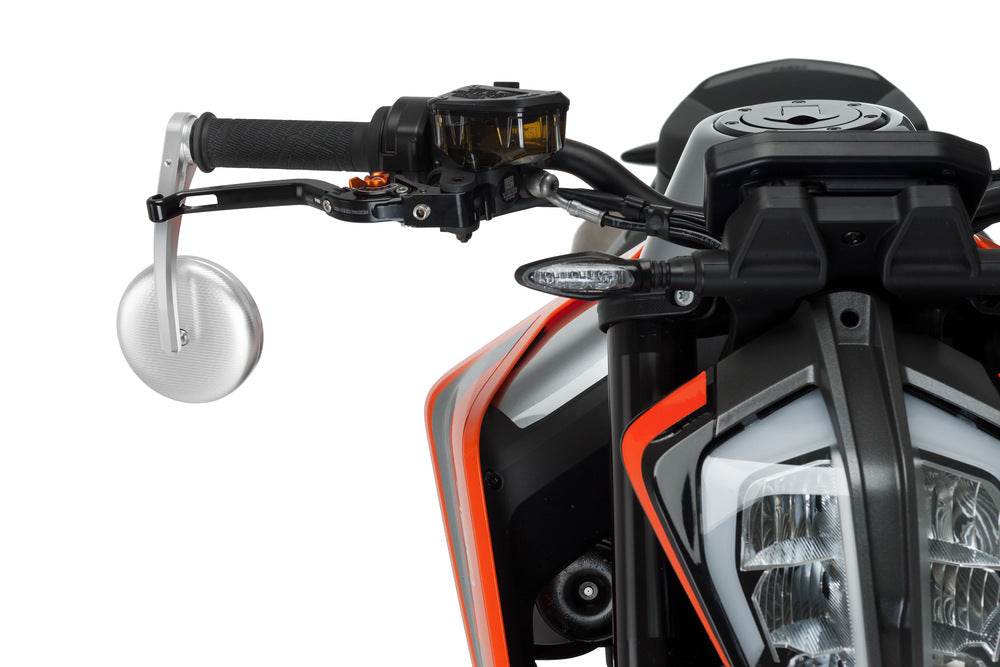 Puig Mirrors Grand Tracker Bar End Mirrors In Black Silver Various Models image 2