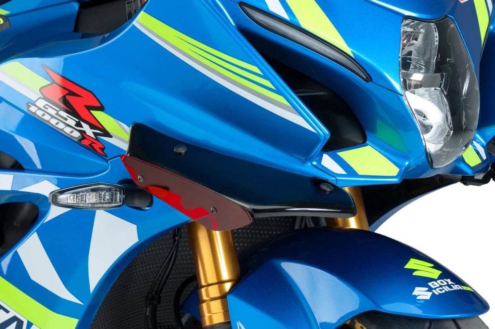 PUIG Downforce Side Spoilers Suzuki GSXR1000 (R) 2017-21 - Motorcycle Performance Store